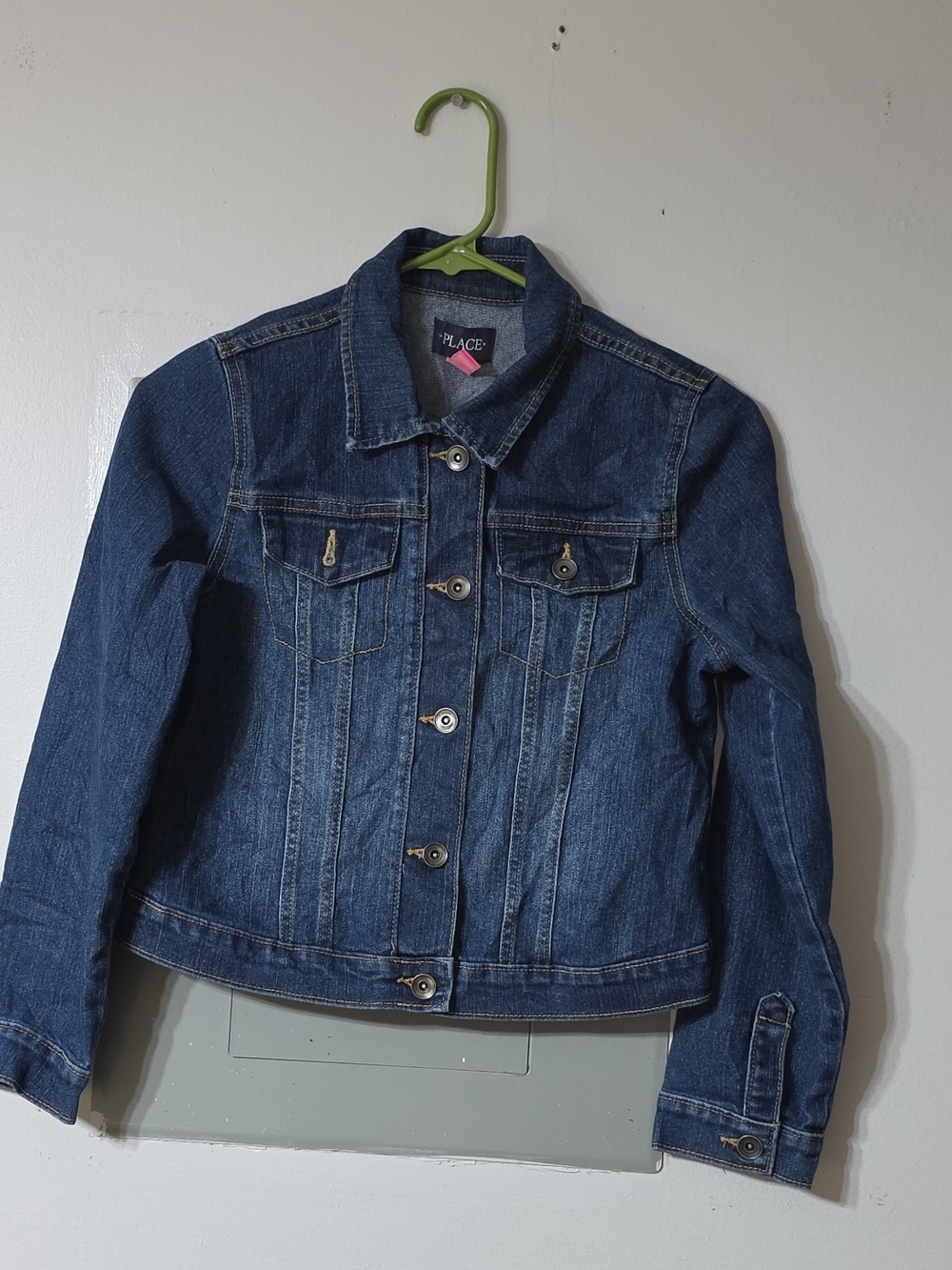 The Children's Place Dark Blue Denim Jacket for Girls